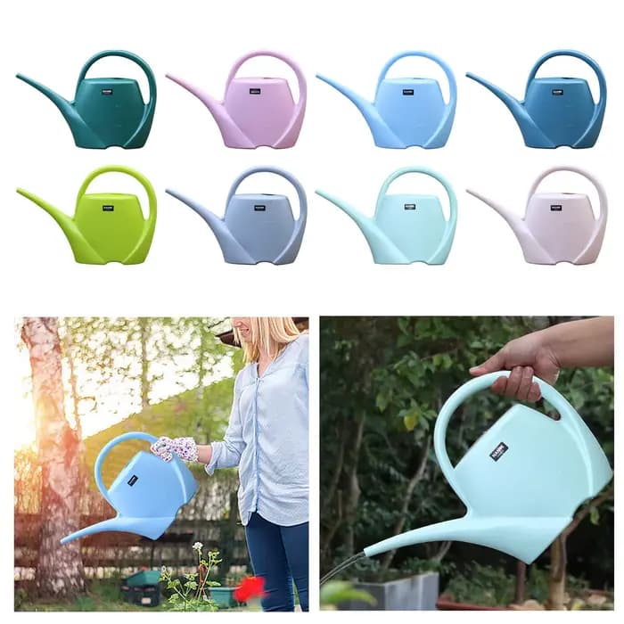 Arrosoir de jardin réutilisable pour plantes d'intérieur, arrosoir de cour, outils à main de jardinage, arrosoir de jardin, arrosoir de fleurs d'arrière-cour, 3L