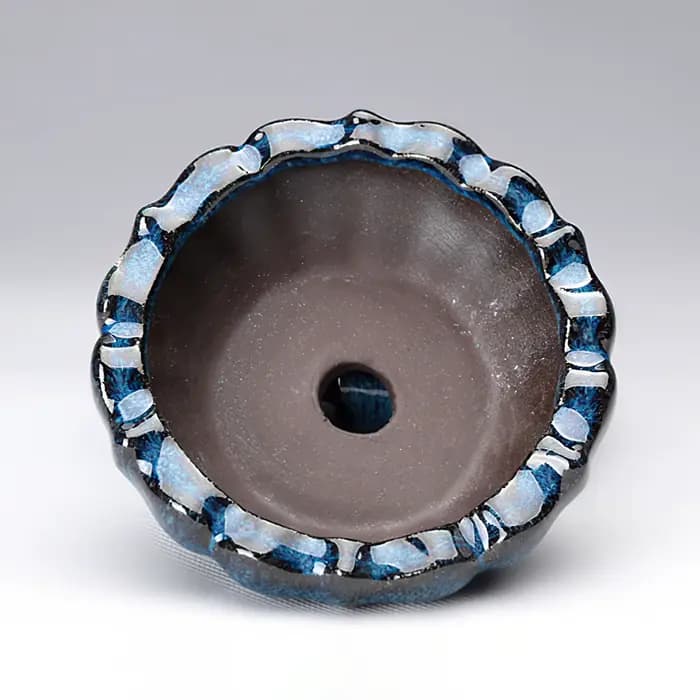 Pots de bonsaï en poterie de Style chinois avec trou de vidange