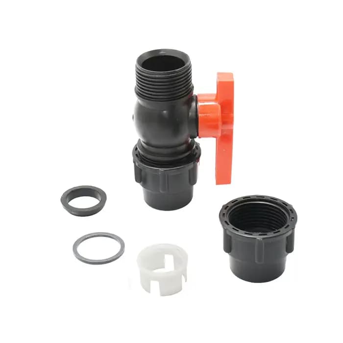 Mathiateur d'eau du robinet en tube PVC PE, 20/25/32/40/50/63mm, embout coudé en T, assujetrapide en