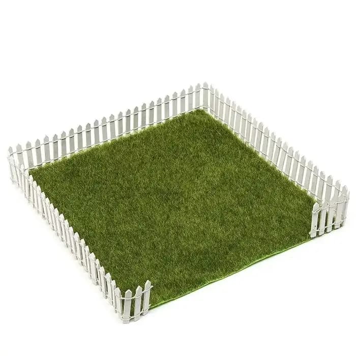Mini clôture en bois miniature DIY pour maison de poupée