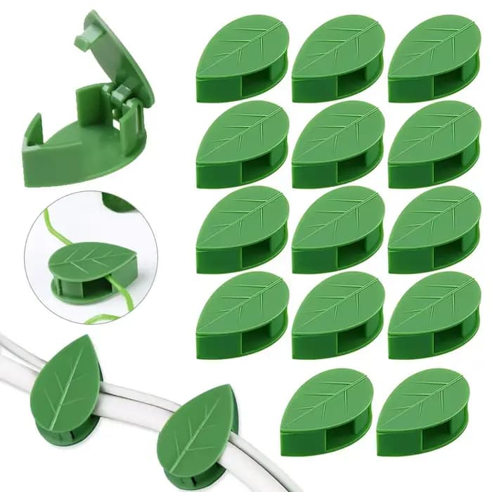Clips muraux invisibles pour plantes grimpantes, 10-100x, autocollant acrylique, crochet auto-adhési
