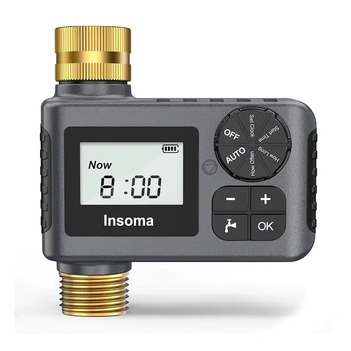 INSOMA-Système d'arrosage automatique, minuterie d'eau d'irrigation de jardin intelligente, avec per
