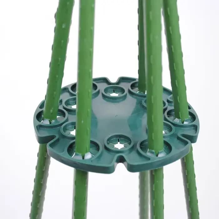 Support pour plantes de jardin, connecteur pour plantes de balcon, plateau de protection, poteau en