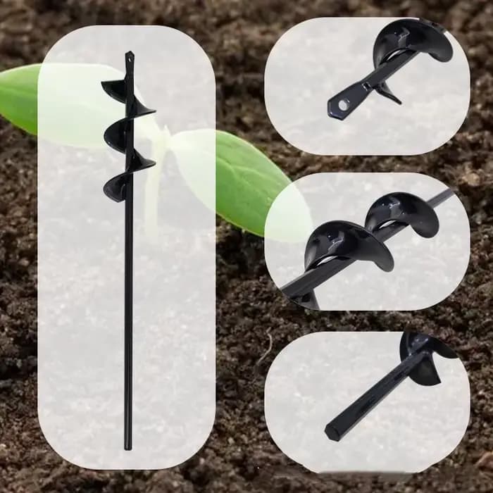 Foret au sol-tige en spirale détachable-desserrage des légumes de jardin
