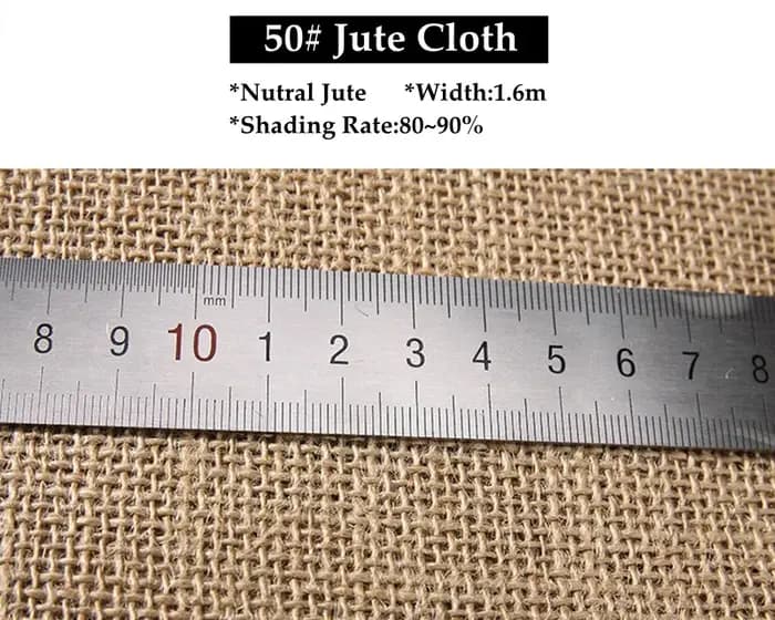 Filet pare-soleil en toile de Jute naturelle