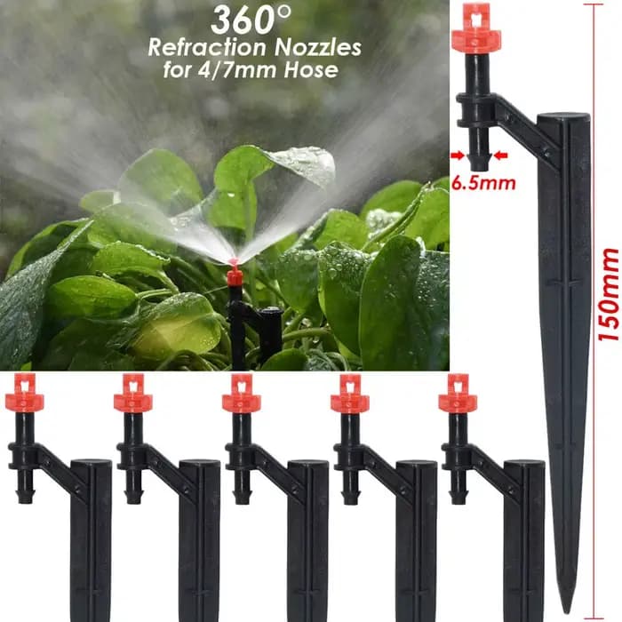SPRINCLE-Arrosage de jardin réglable, buses d'irrigation goutte à goutte, tuyau de serre, insertion