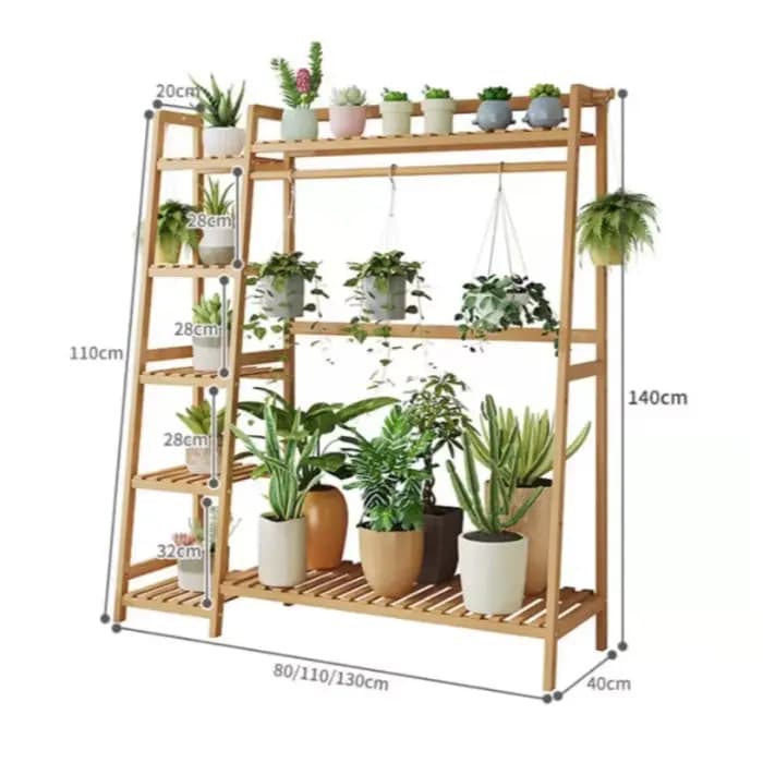 Support de plantes en bois pour balcon, pot à roses, meuble d'extérieur d'angle, mobilier de jardin et de porche