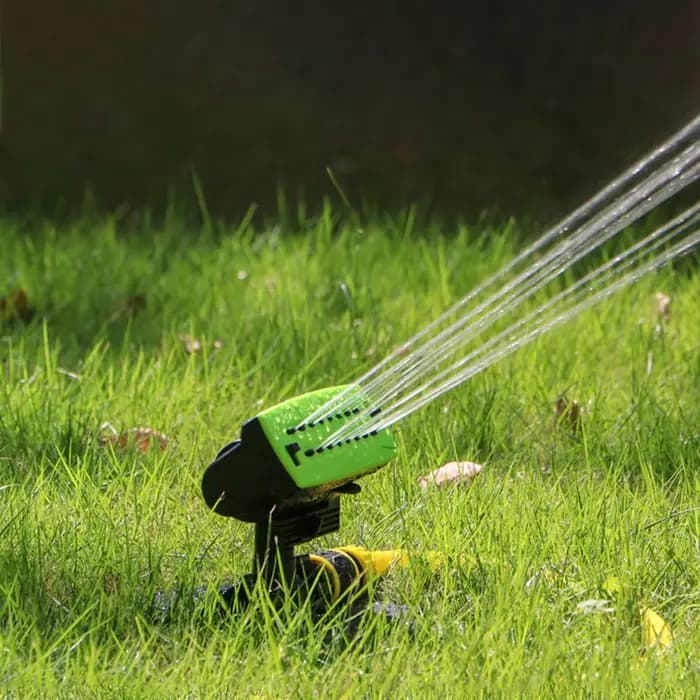 Arroseur de jardin 180 ° Système d'irrigation par arroseur de pelouse rotatif et réglable, grande couverture, pulvérisateur d'eau, fournitures de jardinage