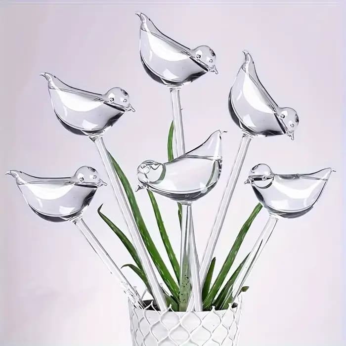 Globes d'arrosage automatique en forme d'oiseau