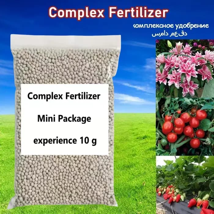 10 g d'engrais complexe NPK azote-phosphate-potassium Mini paquet à usage sûr et sans Pollution util