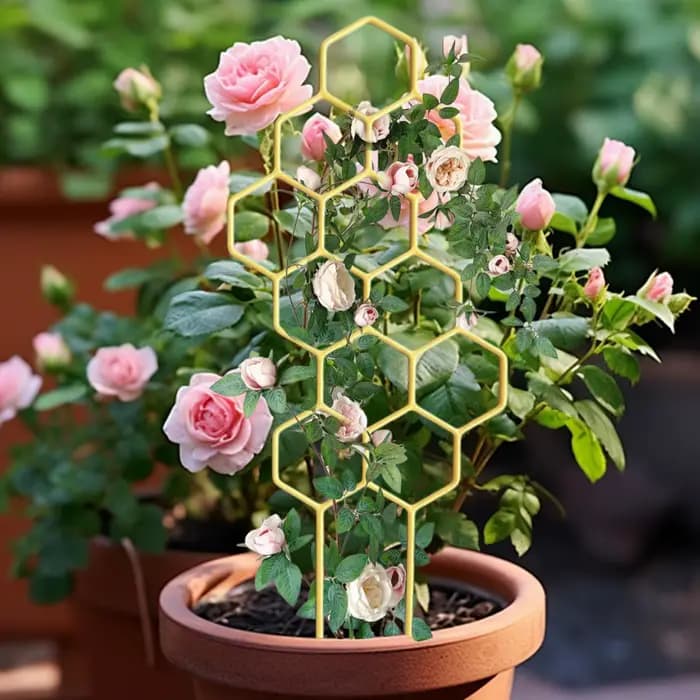 1 treillis de plantes en plastique antirouille