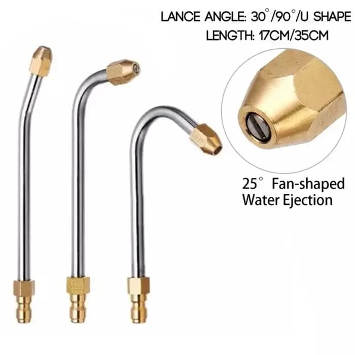 Buse de lavage, Lance coudée, pistolet de lavage de voiture haute pression, Lance à Jet, pulvérisate