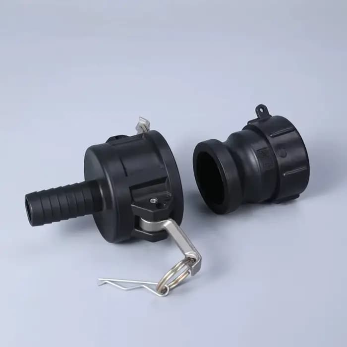 Adaptateur A200 précieux en polypropylène IBC, connecteur de assujeten plastique Camlock BLOPack, ha