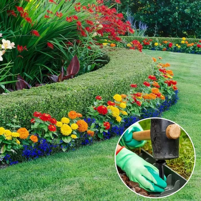 Piquets de pelouse en plastique, longueur de 20cm, pointes d'ancrage, filet de jardin, piquet de sol
