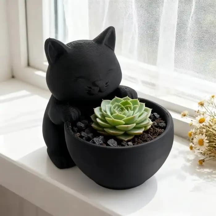 Mini pot de fleurs avec trous de drainage