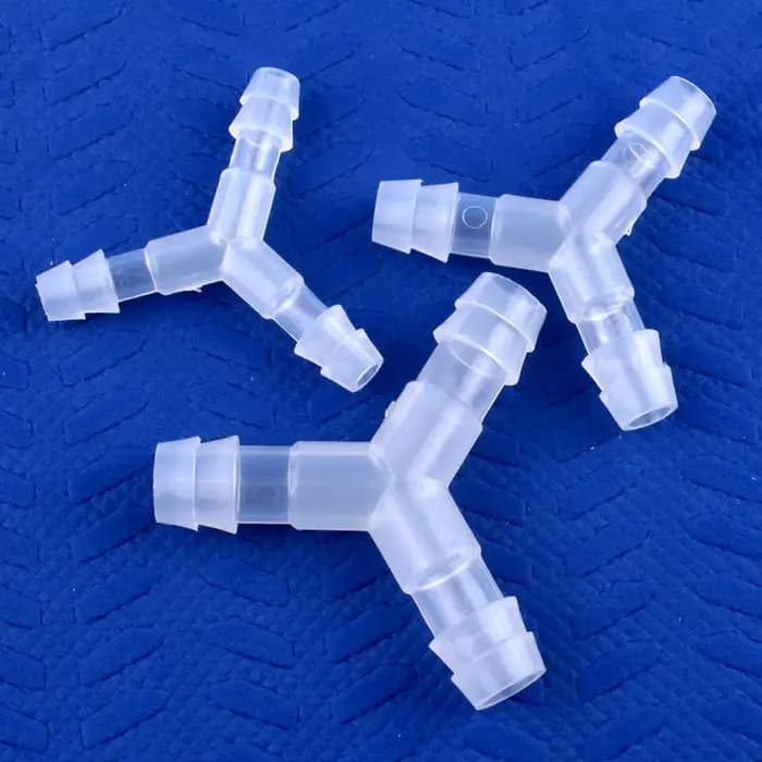 5 à 200 pièces, plastique de qualité alimentaire, 4 à 16 mm, ∠120 ° Connecteur en T de type Y pour