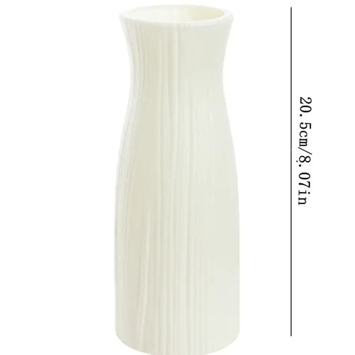 Vase en plastique Imitation céramique Pots de fleurs mariage maison extérieure Table de jardin brico