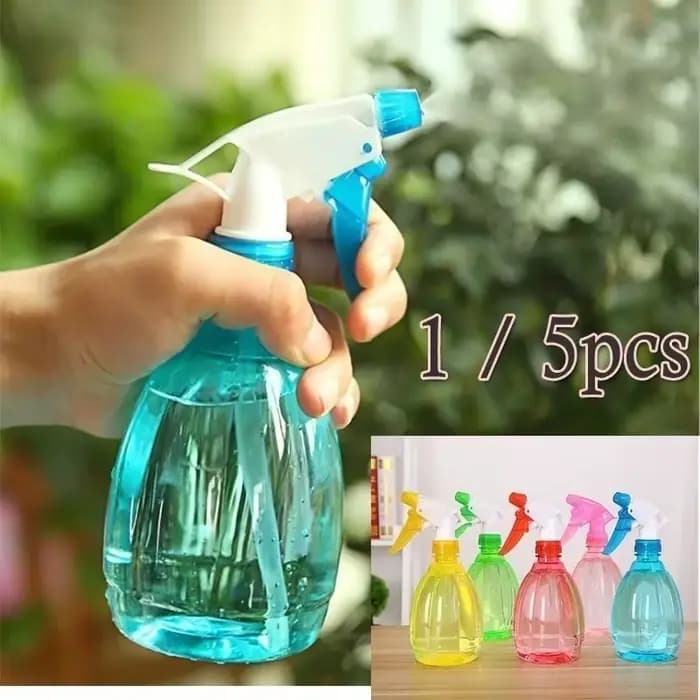 2026 500ml Flacon pulvérisateur vide transparent, arroseur de fleurs, outil de nettoyage domestique, fournitures d'arrosage, outil d'arrosage de fleurs de jardin