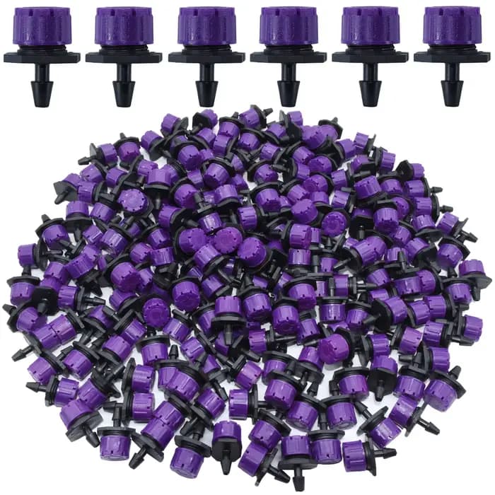 Goutteur d'irrigation goutte à goutte pour jardin, buse réglable, arroseur, émetteur, pelouse, fleur