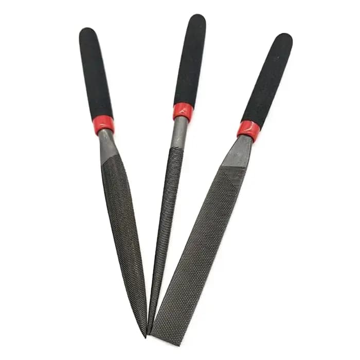 Boîte à outils d'artisanat; Ensemble de limes à aiguilles en acier
