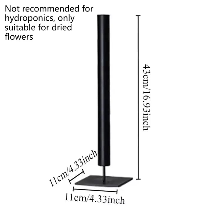 Vases à fleurs séchées en métal, vase minimaliste, bouteille de fleurs d'art de luxe, pot de fleurs