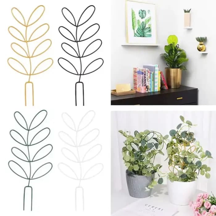 Support d'escalade de vigne en pot créatif pour la décoration de la maison, ornement de plante, trei