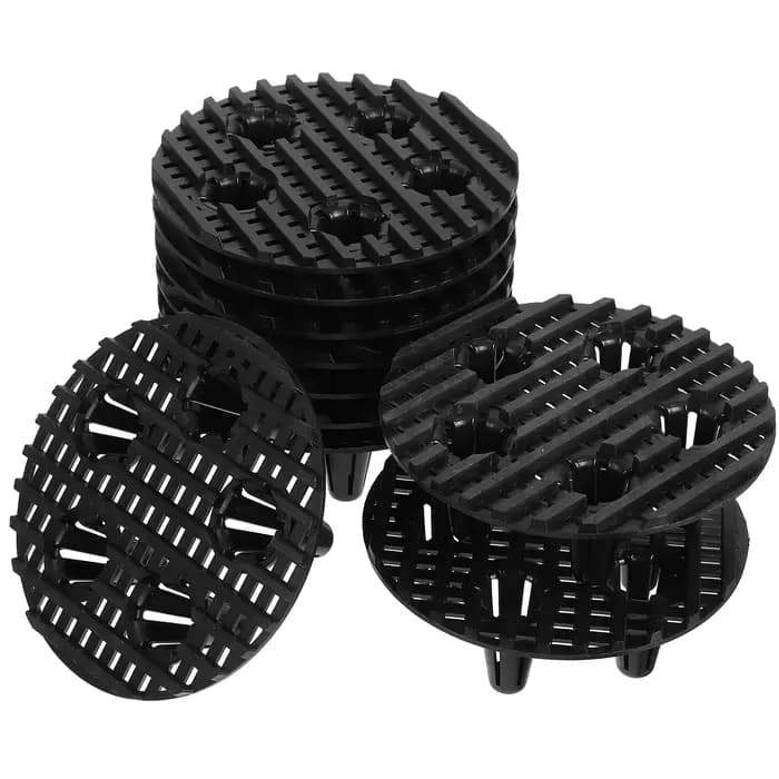 12 supports de pot de fleurs en plastique pour l'extérieur