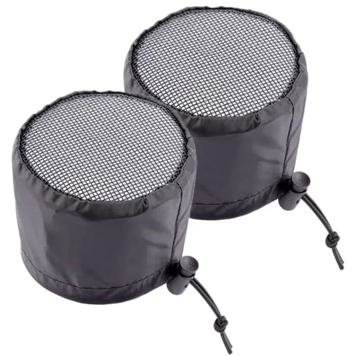 Couvercle de filtre de conduit pour tentes de culture 4/6/8 pouces, 2 pièces, avec bande élastique,