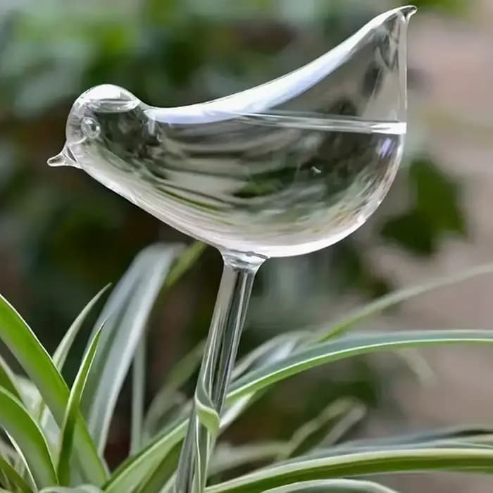 Globes d'arrosage automatique en forme d'oiseau de jardin