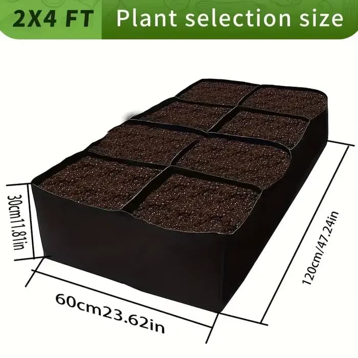 Ensemble de lit de jardin surélevé Extra Large à 8 grilles
