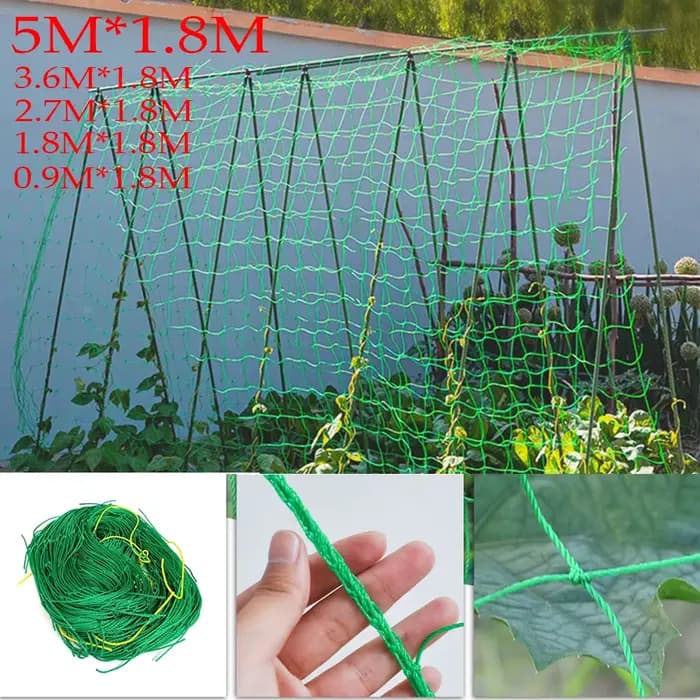 NOUVEAU Filet de jardin en nylon de haute qualité pour plantes grimpantes, fleurs de loofah, glycine
