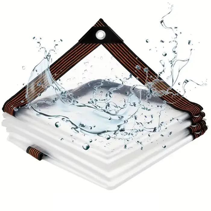 Bâche extérieure en tissu imperméable Transparent, coupe-vent, terrasse, plantes succulentes, tente