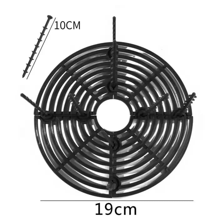 1/2PC Pot de plante garde de sol avec clous Pot de plante grille Pot de fleur couverture bébé sécuri