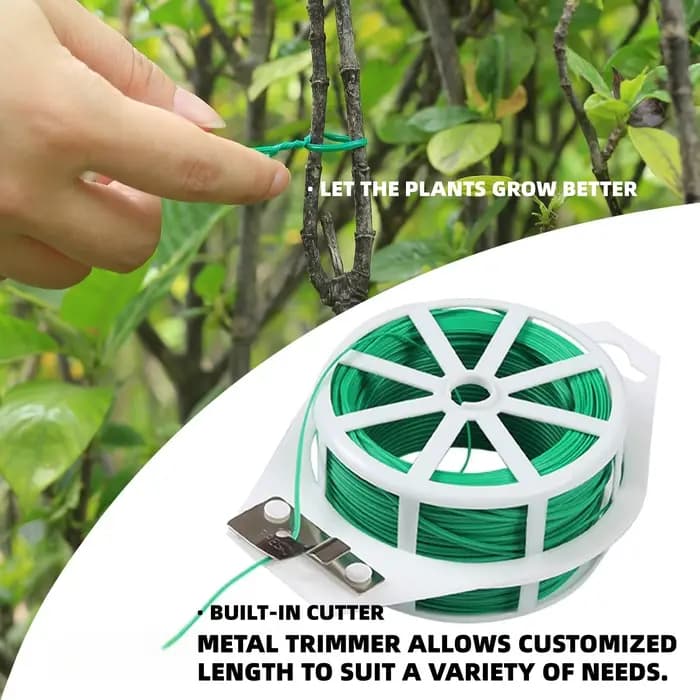 20/30/50/100M jardinage plante torsion ligne de liaison Flexible bricolage fil de reliure plante gri