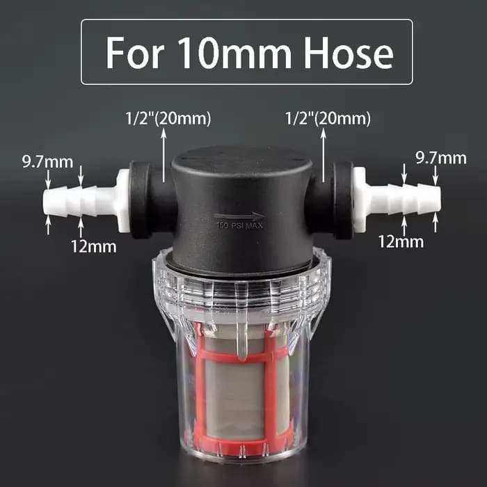 4/6/8/10/12/14/16/18/20mm Barb Queue 40/80/100/200 Maille Agricole D'irrigation Filtre de Réservoir