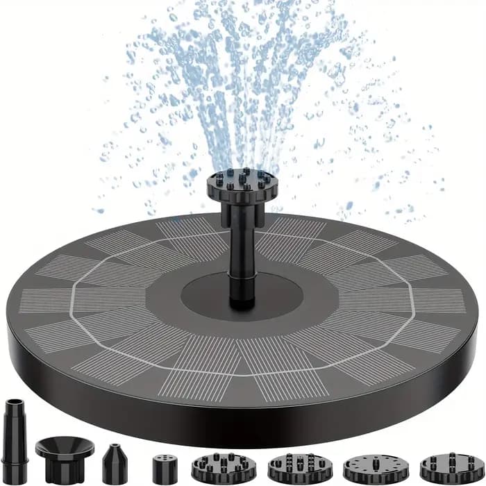 Pompe à eau de fontaine solaire 2.5W, pour bain d'oiseaux, étang, piscine, aquarium, pompe extérieur
