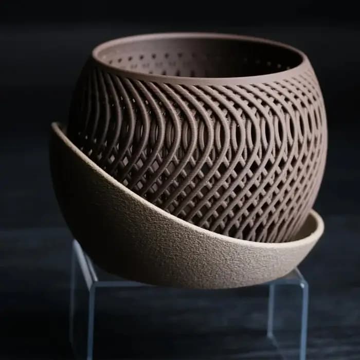 Pot de fleurs imprimé en 3D