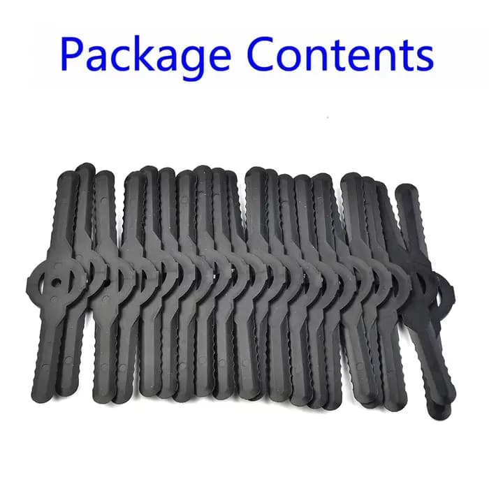 Lames de coupe en plastique pour coupe gazon électrique sans fil, outil de coupe-herbe, outil de jar