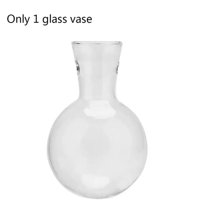 Jardinière de bonsaï de décoration, Pot de fleur, Vases de plantes hydroponiques, Vase en verre, cad