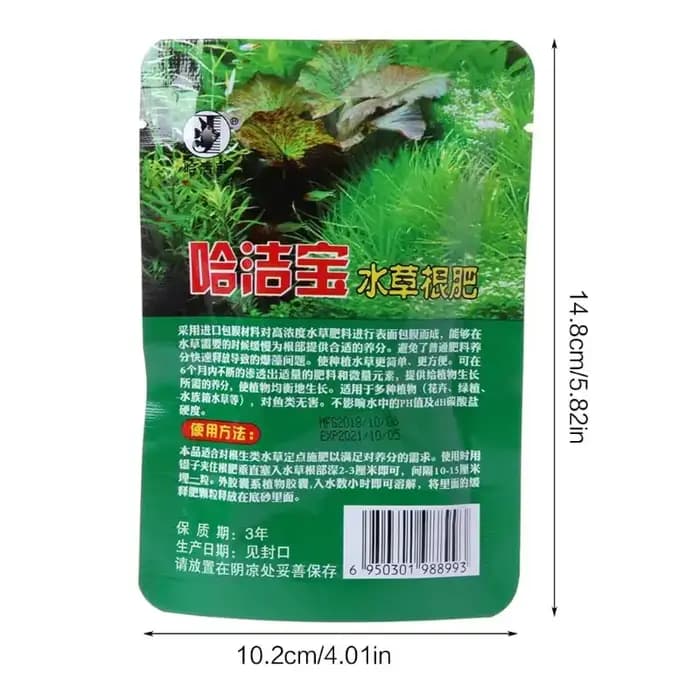 40 pièces graines de plantes d'aquarium sol Aquarium accessoires décoration flotteur aquatique eau herbe argile tasse engrais boue pour mauvaises herbes