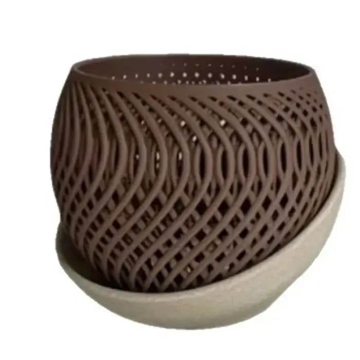 Pot de fleurs imprimé en 3D
