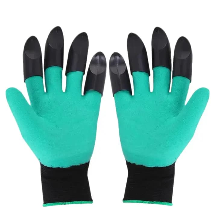1 paire de gants de jardinage à griffes pour creuser et plantation
