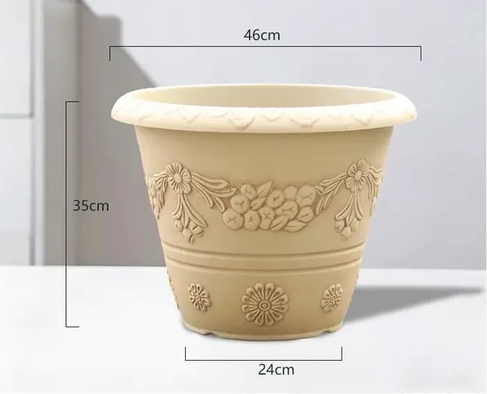 Nouveau pot de fleurs en plastique épaissi et renforcé pour la culture du Pothos, jardinière créativ