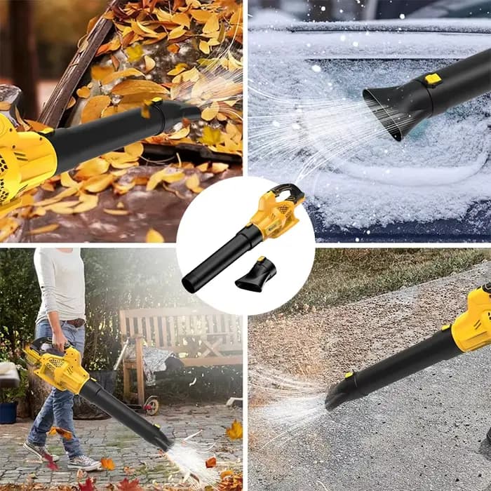 Souffleur d'air haute puissance électrique sans fil, outil de jardin, nettoyeur de cuir chevelu et de neige portable, batterie Dewalt 20V, EG 32000 tr/min, 6 vitesses