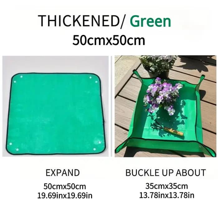 Tapis de jardinage pour le changement de terreau