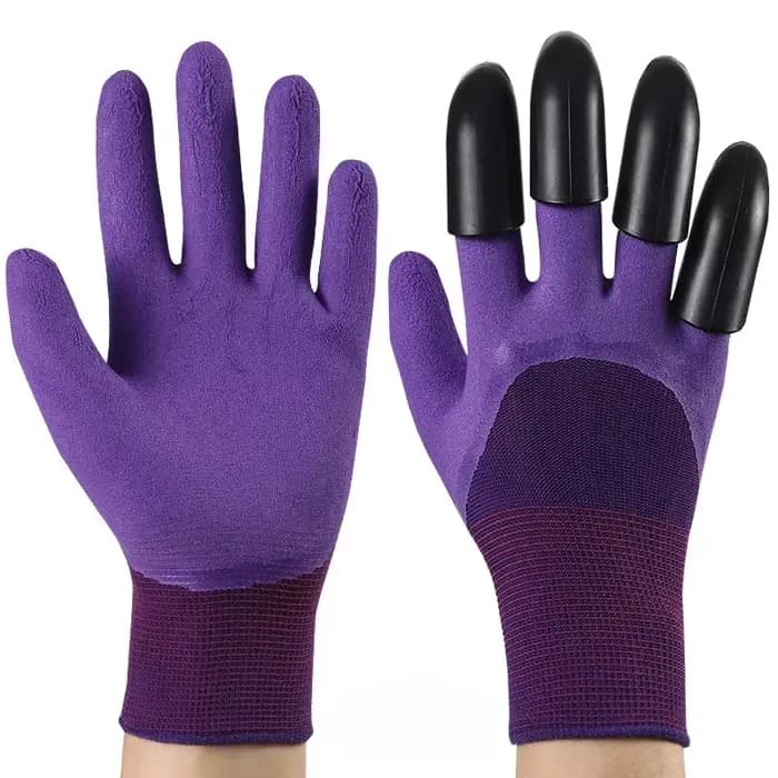 1-10 paires de gants de jardinage avec griffes