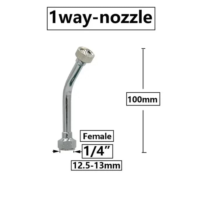 1/4 1/2 "filetage 1 ~ 5 têtes M14 haute pression ferme jardin électrique pulvérisateur buse arroseur superfine atomisati