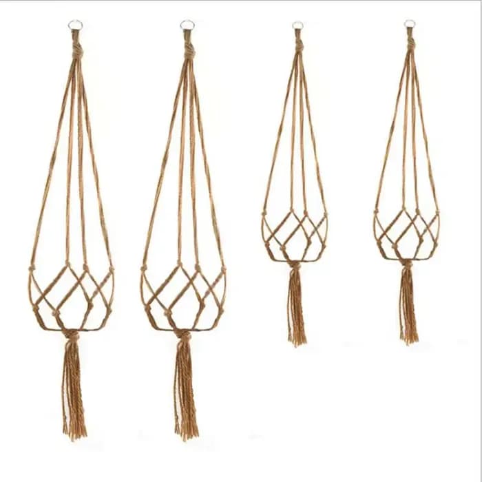 ConfronPlant-Cintre de plante en macramé fait à la main
