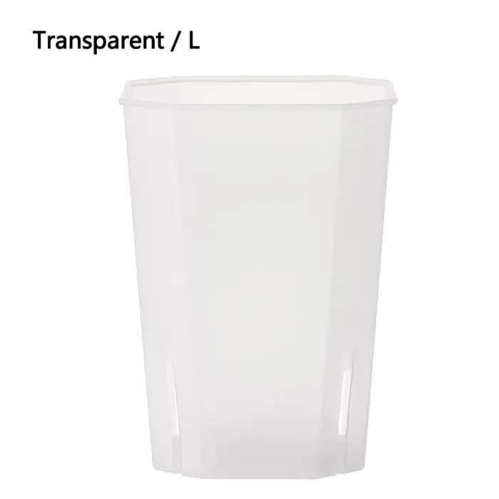 Pots de fleurs en plastique octogonaux