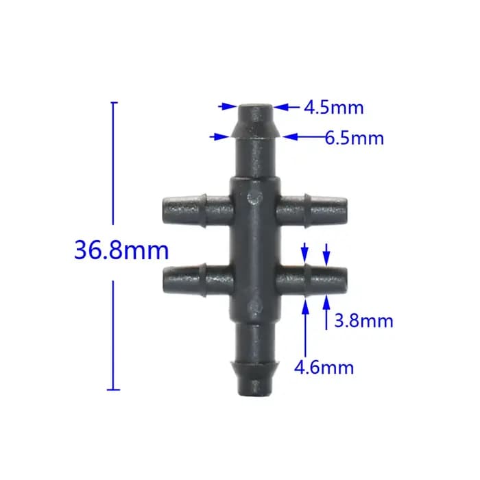 Raccords de séparation d'eau pour système d'irrigation goutte à goutte, micro connecteurs de tuyau b